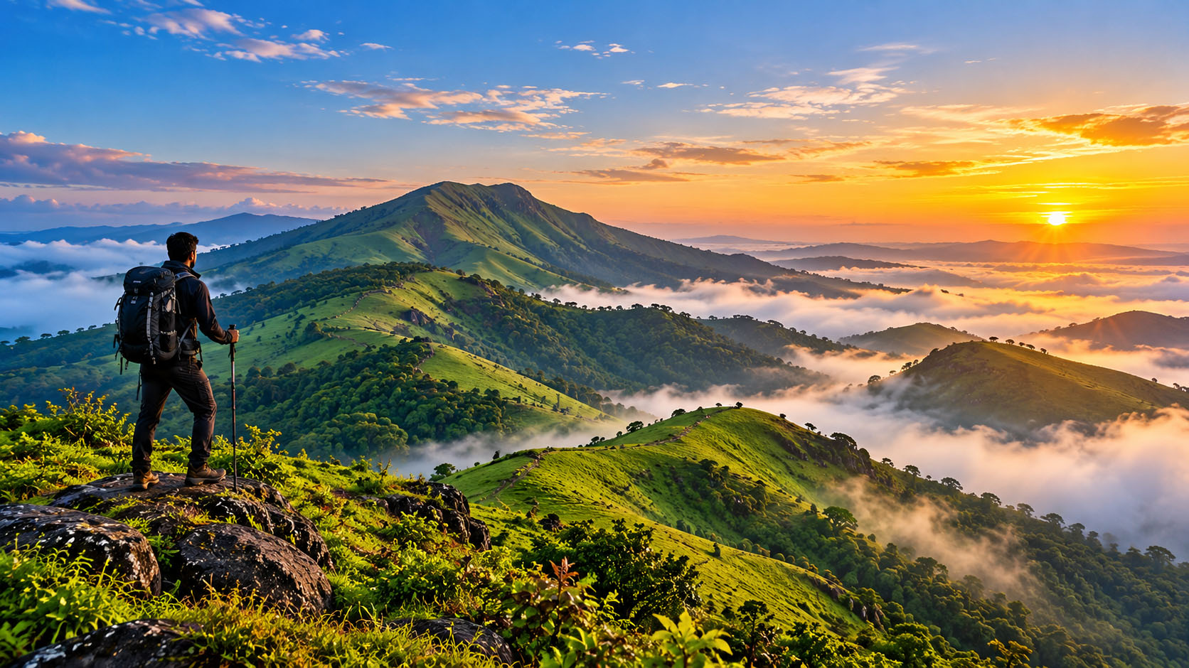 Chikmagalur mountains Karnataka